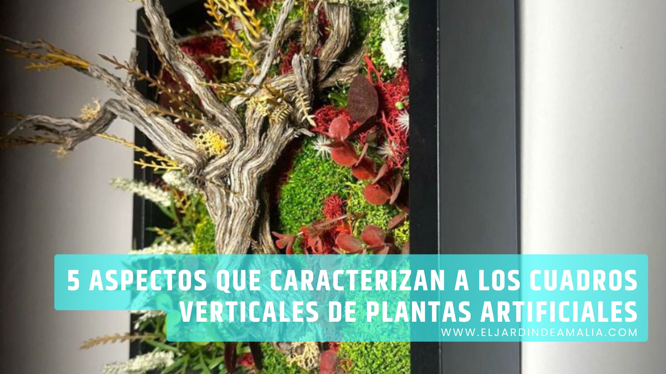 cuadros plantas artificiales